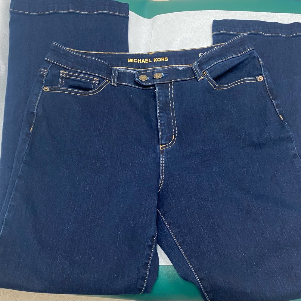 Michael Kors straight leg stretch jeans size 10